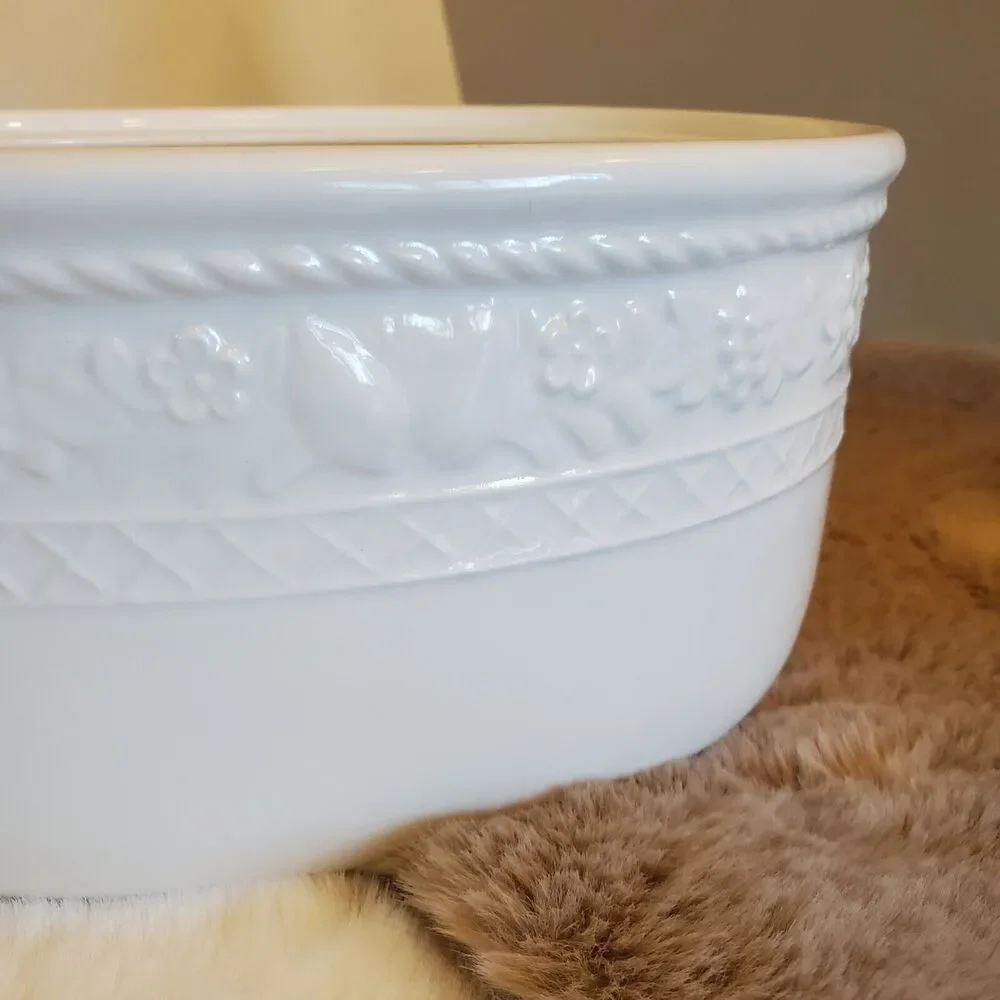 Vtg 4pc Himark 3qt Ceramic Soup Tureen Ches. Collection Japan Turkey Centerpiece - Picture 8 of 16
